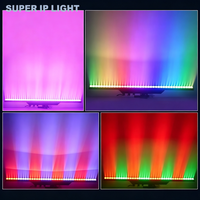 Barre de lumière LED RGB 3-en-1 à faisceau étroit, stroboscope DMX, projecteur de scène à pixels pour festivals de musique et boîtes de nuit