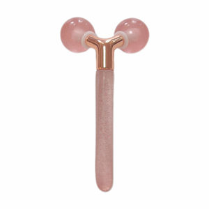 Ensemble de Gua Sha et Rouleau de Massage Visage en Résine Scintillante Personnalisable de Haute Qualité pour Lifting Facial - Product Image 4