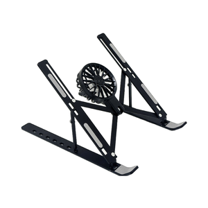 Laptop Cooling Stands 7-levels Adjustable Laptop Fan Stand Aluminium <b>Riser</b> Laptop Holder for <b>Desk</b> Compatible with 9"-15.6" - Product Image 5