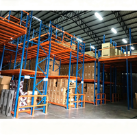 Plateforme de stockage de type loft - Structure en acier démontable robuste et personnalisable pour entrepôts et mezzanines