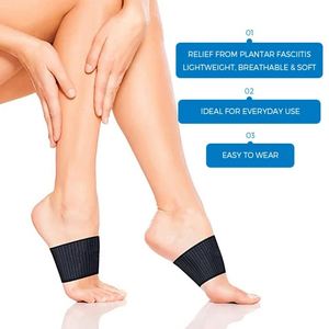 Chaussons de compression de haute qualité avec soutien de la voûte plantaire en cuivre, protecteurs pour fasciite plantaire - Product Image 4
