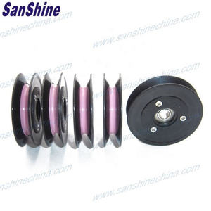 महीन पतले मोटे भारी तांबे के तार खींचने की मशीन के लिए वायर टेंशन पुली व्हील रोलर - Product Image 3