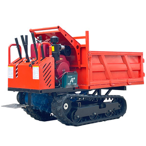 Véhicule tout-terrain, Véhicule de transport sur chenilles pour le stockage des céréales, Équipement de transport montagneux à conteneur trémie - Product Image 1