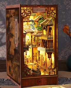 Hamaileon - Regalo Creativo, Estética Oriental, Palacios Han, Rompecabezas 3D de Madera, Casa de Muñecas en Miniatura Hecha a Mano para Adultos, Kit de Rincón de Lectura DIY - Product Image 2