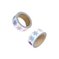 Fabrik direkt sales1-inch Weihnachts aufkleber mit Cartoon-Musterslifestyle-Dekorations etiketten kunden spezifische Klebe etiketten