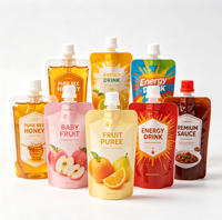 Sachets à bec verseur personnalisés pour miel, purée pour bébé, sirop – Faible MOQ, haute qualité, vente en gros, petites séries
