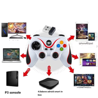 Gamepad Nirkabel X3 C8S untuk IOS Android BT Pegangan Ponsel Tersedia Getaran PC Smart Tv Box Mendukung P S3