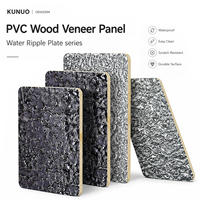 Panel de Pared Decorativo con Superficie Ondulada de Carbón de Bambú, Tablero Decorativo Brillante para Baño, Gimnasio, Spa, Decoración de Paredes
