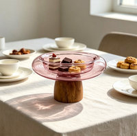 Bol à salade en verre coloré transparent résistant à la chaleur, écologique, polyvalent, grande capacité, vaisselle pour la maison et la cuisine