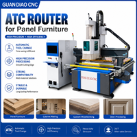 CNC 3 axes Atc CNC routeur travail du bois 1325 1530 2030 changement d'outil automatique CNC Machines
