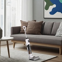 Aspirateur laveur de tapis sans fil intelligent tout-en-un avec écran LED pour nettoyage de sols humides et secs, idéal pour la maison et l'hôtellerie