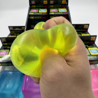 JY Cubes Squishy Scintillants à Presser Couleurs Vives Texture Douce Polyuréthane Jouets Anti-Stress Puzzle 14+