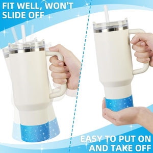 Housse de protection en silicone personnalisée avec logo pour bouteille d'eau sportive, compatible avec les bouteilles en acier inoxydable de 12 à 24 oz - Product Image 3