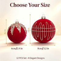 Offre Spéciale – Ensemble de Boules de Noël Personnalisées en Velours Floqué Peintes, Pendentifs DIY à Suspendre pour Arbre de Noël, Vente en Gros, Décoration Maison