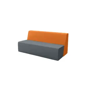 आधुनिक डिजाइन लाउंज बैठने कपड़े कार्यालय सोफा सेट armrest के बिना