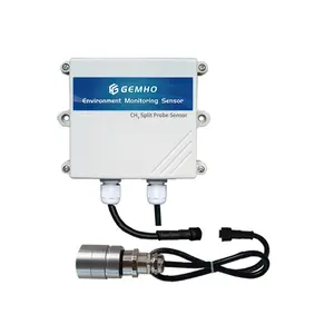Gemho Methane Gas Sensor With Split Probe Industrial Combustible Gas Detector CH4 Transmitter