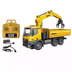 <span class=keywords><strong>Huina</strong></span>-Camión de volteo de aleación Rc <span class=keywords><strong>1575</strong></span> 1/14th 26CH, 2,4G, 2 en 1, con agarre de madera de Metal, camión de ingeniería, modelo de vehículo - Product Image 5