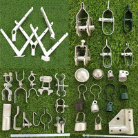 Loquet de portail en treillis galvanisé avec trou pour cadenas, bois traité thermiquement pour clôture de chenil ou autres applications de portail