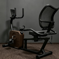 Vélo d'exercice couché de luxe en acier avec dossier en maille respirante, écran LCD de haute qualité, résistance à 8 niveaux, volant d'inertie de 5 kg, pour la maison et la salle de sport