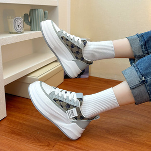 Zapatillas Deportivas de Moda para <span class=keywords><strong>Mujer</strong></span>, Diseño de Lujo, Casuales, con Cordones, Suela Gruesa, Estilo Tenis, para Correr - Product Image 4