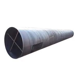 20 inch API 5L large diameter carbon steel mild spiral welded steel round pipe for piling