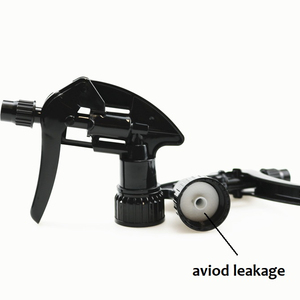 Çin özel renk 28mm su tetikli püskürtücü 24 410 plastik sprey siyah kimyasal dayanıklı tetikli püskürtücü püskürtme tetiği plastik - Product Image 4