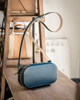 Étui en cuir premium, boîte en tissu pour écouteurs, mini sac à monnaie, boîte d'emballage, sac à main portable en cuir cousu main pour femme, porte-monnaie