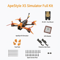 Quadricoptère FPV professionnel de 5 pouces, châssis X haute résistance, étanche, moteur 2507, positionnement GPS, drone en fibre de carbone longue portée