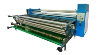 Presse à rouleaux 610mm x 1700mm avec tambour d'huile de chauffage pour tissu d'usure de sport