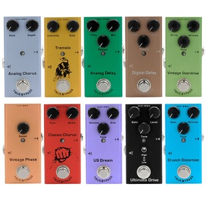 Pedale di Distorsione Mini SAPHUE per Chitarra Elettrica, Tipo Singolo, True Bypass con Manopole Volume/Dist/Tono, Pedale Effetto 9V DC - Product Image 2