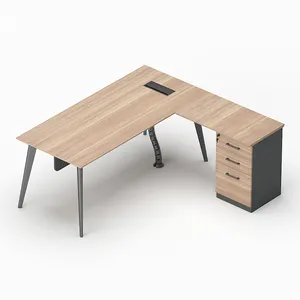 현대 간단한 컴퓨터 코너 가정 책상 서랍을 가진 나무로 되는 행정상 사무용 가구 책상 가구 학문 수지 탁상용