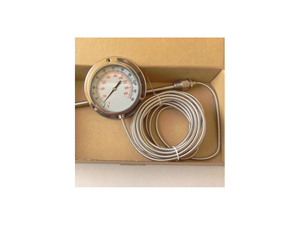 Hochwertiges 50-600°C Edelstahl-Kapillarthermometer Wasser-Öl Manometer Drucktyp für Industrielle Anwendung OEM ODM Unterstützt - Product Image 6