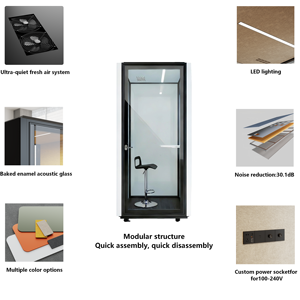 Cabine de bureau pour la maison, pods silencieux, conférence, travail, té<span class=keywords><strong>l</strong></span>éphone, petites cabines modulaires, abordables, acoustiques et de bureau - Product Image 4