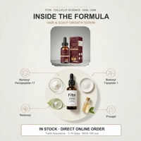 Sérum capillaire fortifiant à base d'extrait de plantes naturelles et de peptides, sans prostaglandine, OEM ODM, marque privée, vente en gros, sur mesure