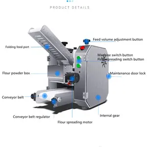 Rodillo de masa de bola de masa hervida de disco automático de mesa comercial Empanadas Gyoza Máquina para hacer envoltorios de piel de pizza