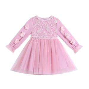 Vestido de Novia Estilo Occidental con Cola para Niña, Elegante Vestido de Cuello Redondo con Cuentas para Niñas de 10 Años, Hecho en China - Product Image 1