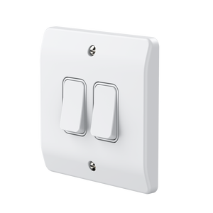 Nhà thông minh 2 gang cho động chuyển đổi <span class=keywords><strong>push</strong></span> <span class=keywords><strong>button</strong></span> không dây điều khiển từ xa tường thiết bị chuyển mạch tương thích RF433 cho nhà thông minh các thiết bị - Product Image 1