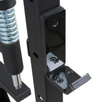 Smith Machine Multipurpose Power Cage Squat Rack pour Système d'Entraînement à Domicile avec Barre de Traction et Station Landmine