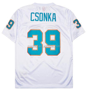 Bóng Đá Mỹ Áo Đội Thường Ngắn Thoáng Khí #13 Dan Marino Khâu Chất Lượng Tốt Nhất Tùy Chỉnh Throwback Jersey - Product Image 3