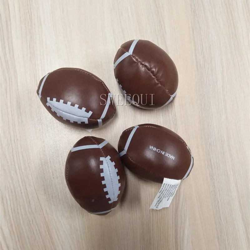 Mini boules Synthétiques personnalisé petit pu rugby à coudre doux à 2 panneaux