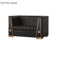 Foshan personnalisé commercial moderne coin café table à manger et chaises siège de cabine en cuir pour café hôtel