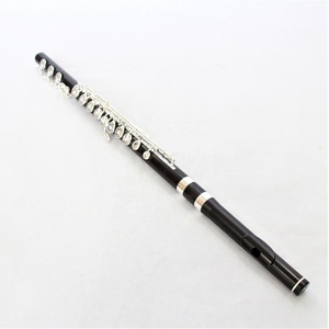 <span class=keywords><strong>Flauta</strong></span> de Madera de Ébano con Llaves Plateadas, Instrumento de Alta Calidad <span class=keywords><strong>en</strong></span> Stock - Product Image 1