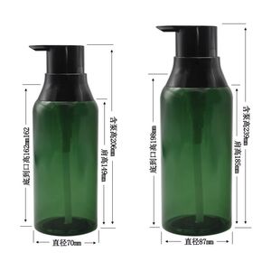 2025 personnalisé nouveau populaire en plastique PET Gel douche bouteille shampooing bouteille emballage de voyage avec joint de pompe pour l'utilisation de Lotion de parfum - Product Image 2