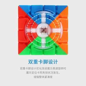 Cubo de Rubik Yuxin 4x4, Colorido, Acabado Mate, V2, Juguete Educativo para Adolescentes - Product Image 3