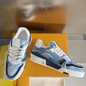 Chaussures de sport et de loisirs tendance, nouvelle collection, très vendues, confortables et respirantes, en tissu denim lavé à texture riche - Product Image 4