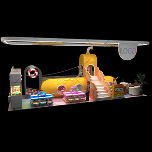 Parque Infantil Interior Lleno de Aventuras con Barras de Agarraderas, Castillo Inflable y Caja de Arena para Uso Doméstico, Escolar o Comercial, con Temática y Colores Personalizables - Product Image 3