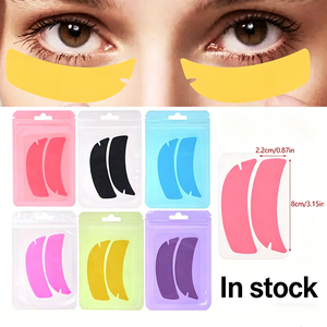 1 Paire de Coussinets en Silicone pour Permanente de Cils et Patchs d'Isolation des Cils Inférieurs Réutilisables à Profil Fin - Product Image 1