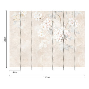 วอลเปเปอร์แบบไม่ทอ ลวดลายเรียบ ผิวไวนิล ลายนูน แห้งสนิท ลอกออกได้ โครงสร้างเรียบเนียน ผิวด้าน - Product Image 2