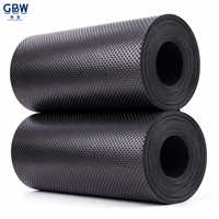 Géomembrane HDPE noire cloutée, haute résistance à la perforation, anti-corrosion, pour le stockage d'eau en réservoir et les travaux anti-infiltration