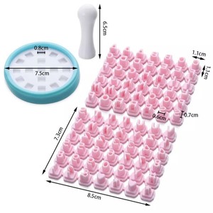 TX bricolage numéro lettre argile timbre impressionner embosseur ensemble Kit moule bricolage gaufrage <span class=keywords><strong>poterie</strong></span> argile outils - Product Image 1